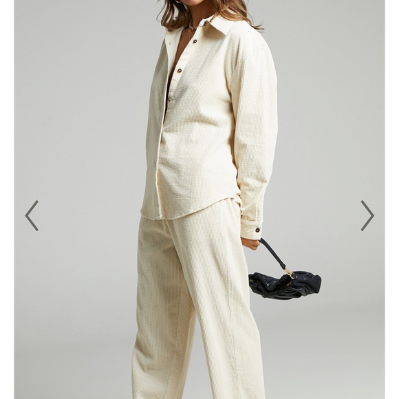 LIONESS NIKITA CORD BUTTON UP SHIRT - Picture 4 of 7